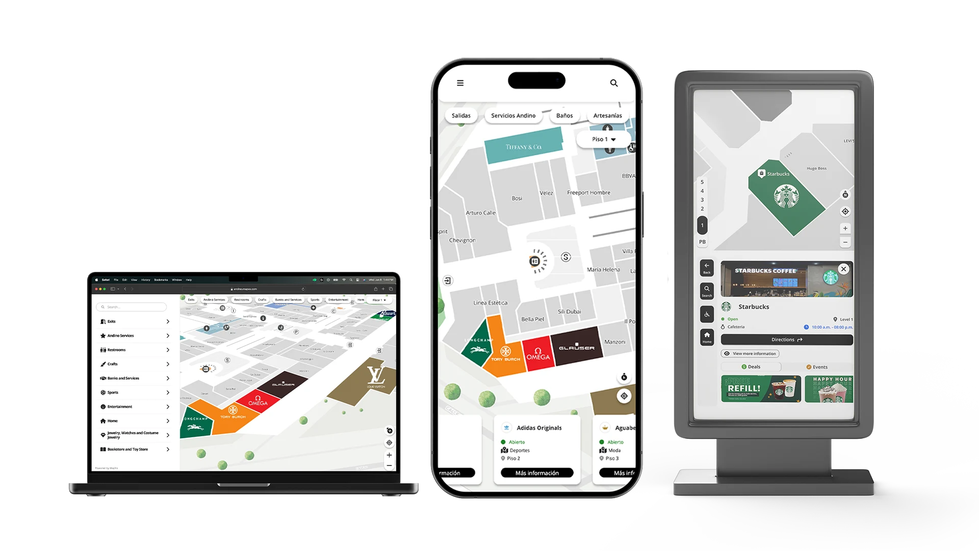 Screenshot of MapVX App project